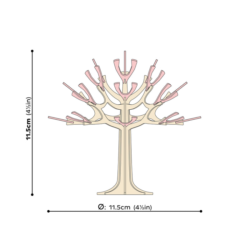 Lovi Finland 3D Wooden Puzzle - Season Tree, 11.5 cm