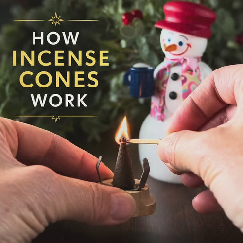 Original Crottendorfer Räucherkerzen - How Incense Cones Work - Gingebread World European Market