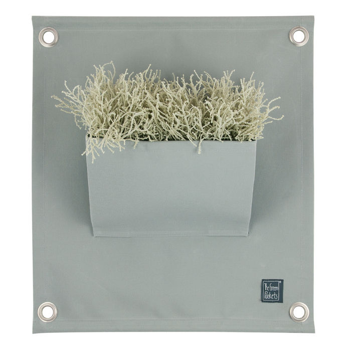 The Green Pockets® Hanging Plant Bag, Grey