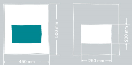 Blooming Walls Canada The Green Pockets Hanging Planter - Size Chart