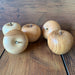 Gingerbread World Waldfabrik Turned Wood Apple Fruit Ornament 5330