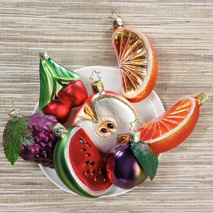 Inge-Glas Canada - Glass Christmas Ornaments - Slice of Summer Watermelon