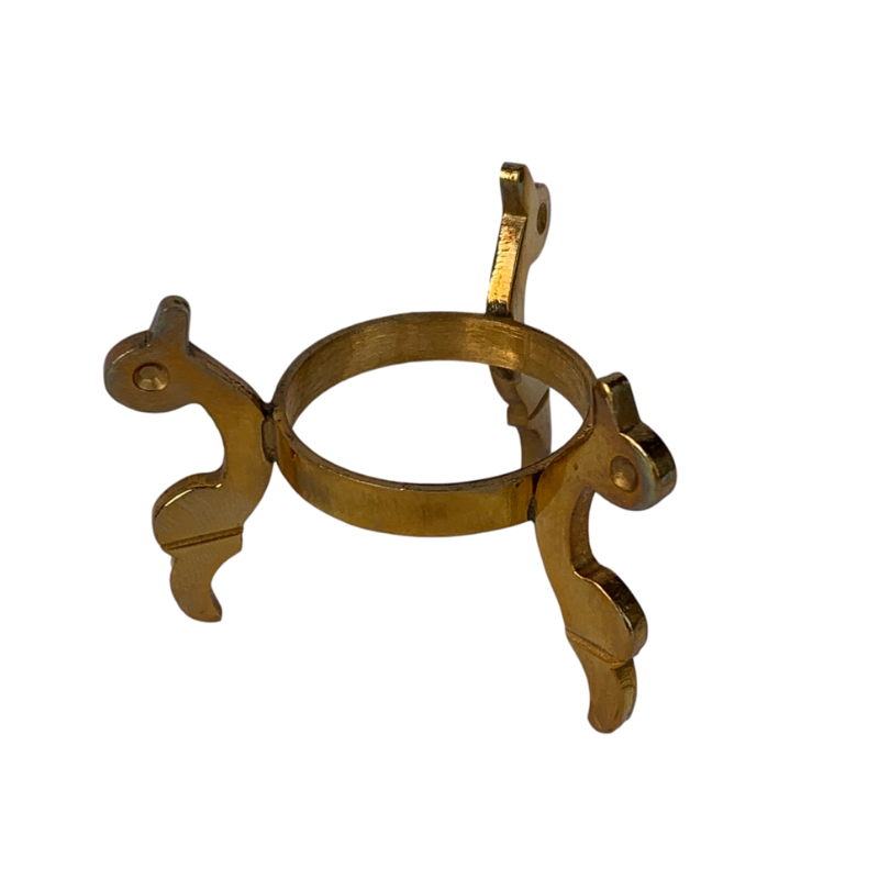 European Ware Haus Fazer by Gingerbread World - Brass Easter Egg Display Stand for fancy Easter Eggs like the Ukrainian Pysanka painted eggs