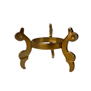 European Ware Haus Fazer by Gingerbread World - Brass Easter Egg Display Stand for fancy Easter Eggs like the Ukrainian Pysanka painted eggs