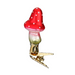European Ware Haus Gingerbread World Glass Christmas Ornament – Inge-Glas Mini Tall Hat Toadstool