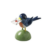European Ware Haus Wendt und Kuehn Canada - Bird Carrying Letter Blue 5263-N-B