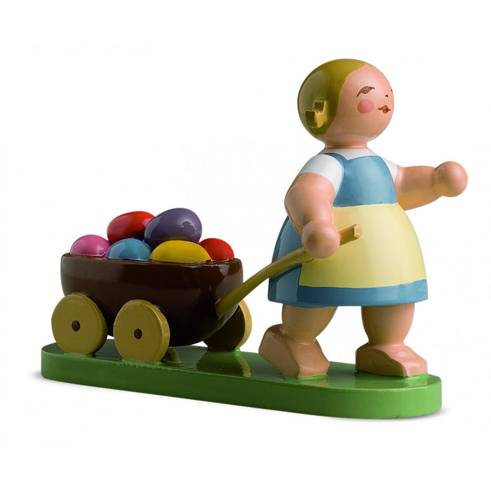 European Ware Haus Wendt und Kuehn Canada - Easter Girl with Cart 5240-7