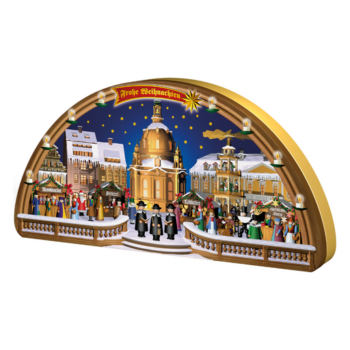 Dresdner Stollen Bites Decorative Metal Gift Tin - 4 flavours of Stollen in individually wrapped bite size pieces