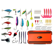 Freshwater Fishing Tackle Advent Calendar with tackle box, fishing lures, hooks and accessories | Gingerbread World European Christmas