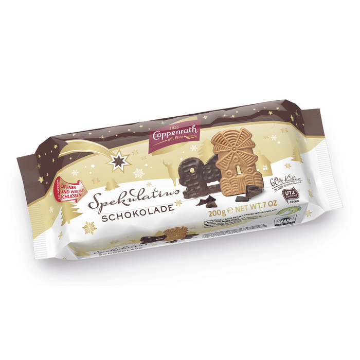 Gingerbread World Coppenrath Speculatius with Dark Chocolate 200 g