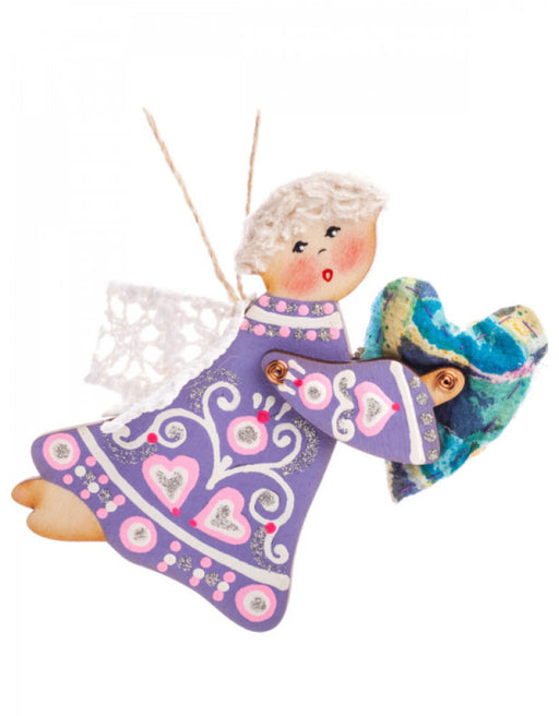 Gingerbread World European Christmas - Koza Dereza Ukraine Ornaments - Angel Hanging Ornament