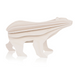 Gingerbread World European Market - Lovi Wooden Creations from the Forests of Finland - 3D wooden Polar Bear Adult figure