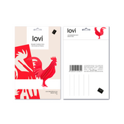 Gingerbread World European Market - Lovi Wooden Creations from the Forests of Finland - 3D wooden Rooster - Outer Packaging