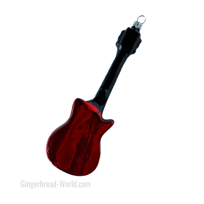 Gingerbread World European Ware Haus - Hanco Glass Ornament Electric Guitar - H260001
