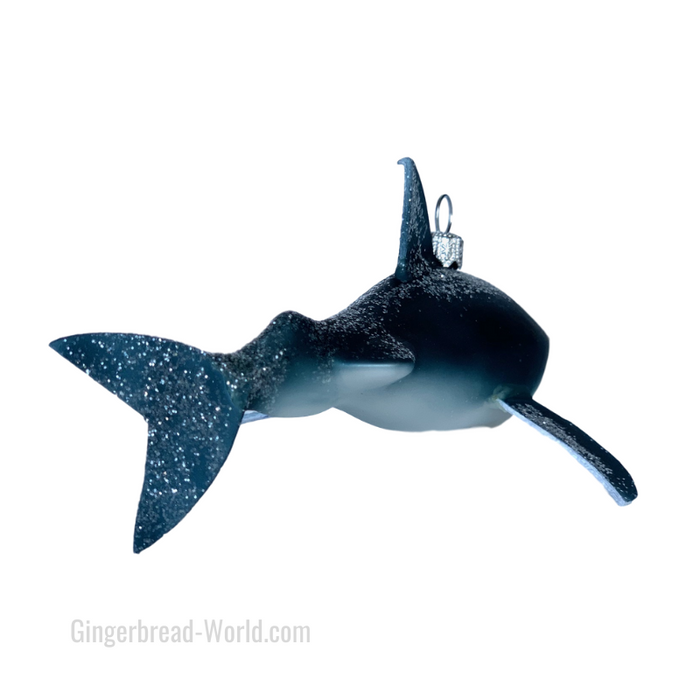 Gingerbread World European Ware Haus - Hanco Glass Ornament Shark H275601