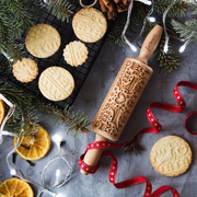 Gingerbread World Folkroll Engraved Rolling Pins Canada - Magic Christmas