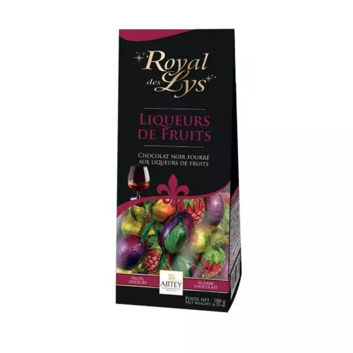 Gingerbread World German Christmas Market - Abtey Chocolatier - Royal des Lys Fruit Liqueurs in Dark Chocolate