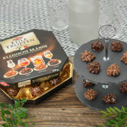 Trumpf Edle Tropfen Classic Brandies German liqueur chocolates with Cognac, Grappa, Calvados and Scotch Whisky fillings.
