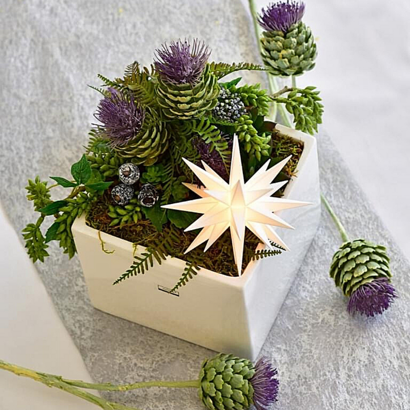 Gingerbread World Herrnhuter Stars Canada - Herrnhuter Moravian Star, Mini Star - White