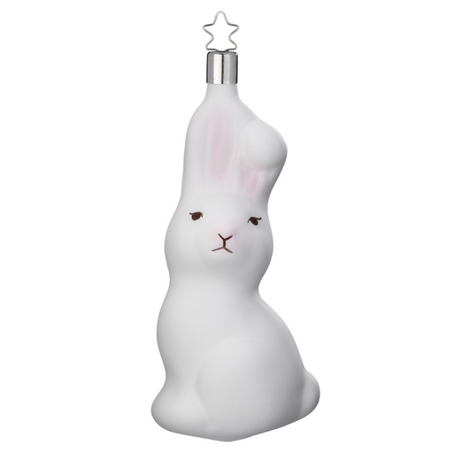 Gingerbread World Inge-Glas Glass Ornaments Canada - Easter Rabbit Hanging - White Modern Bunny