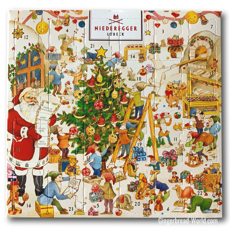 Niederegger Marzipan Minis Advent Calendar. One of our Most Popular