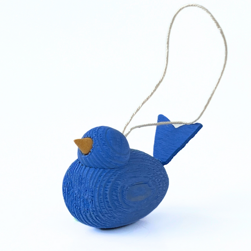 Gingerbread World Scandinvian Market - Made in Sweden Wooden Bird Hanging Ornament