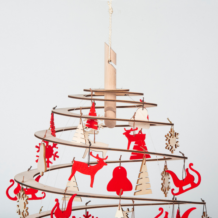 Gingerbread World Spira Wooden Christmas Tree Accessories - Hanger