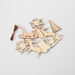 Gingerbread World Spira Wooden Christmas Tree Accessories - Festive Wood Ornaments
