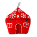 Gingerbread World Ukrainian Handmade Christmas Ornaments - Vanilla Scented Textile Ornament House