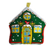 Gingerbread World Ukrainian Handmade Christmas Ornaments - Wonder Forest Collection - House with Birds