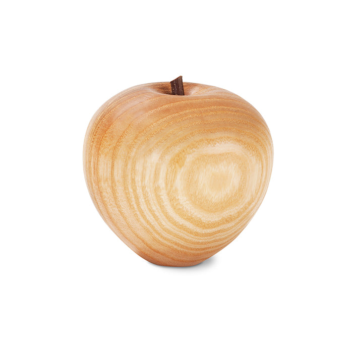 Gingerbread World Waldfabrik Turned Wood Apple Fruit Ornament 5330