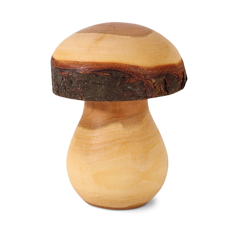 Gingerbread World Waldfabrik Turned Wood Mushroom Ornaments 5303
