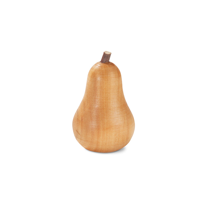 Gingerbread World Waldfabrik Turned Wood Pear Fruit Ornament 5318 Size 2