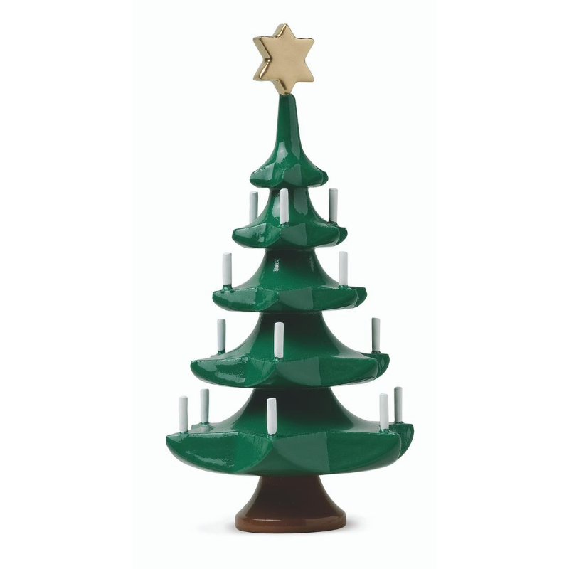 Gingerbread World Wendt and Kuehn Canada - Christmas Tree with Star Small WK5302-0