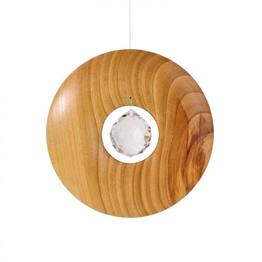 Waldfabrik Wooden Hanging Ornament - Circle with Swarovski Crystal