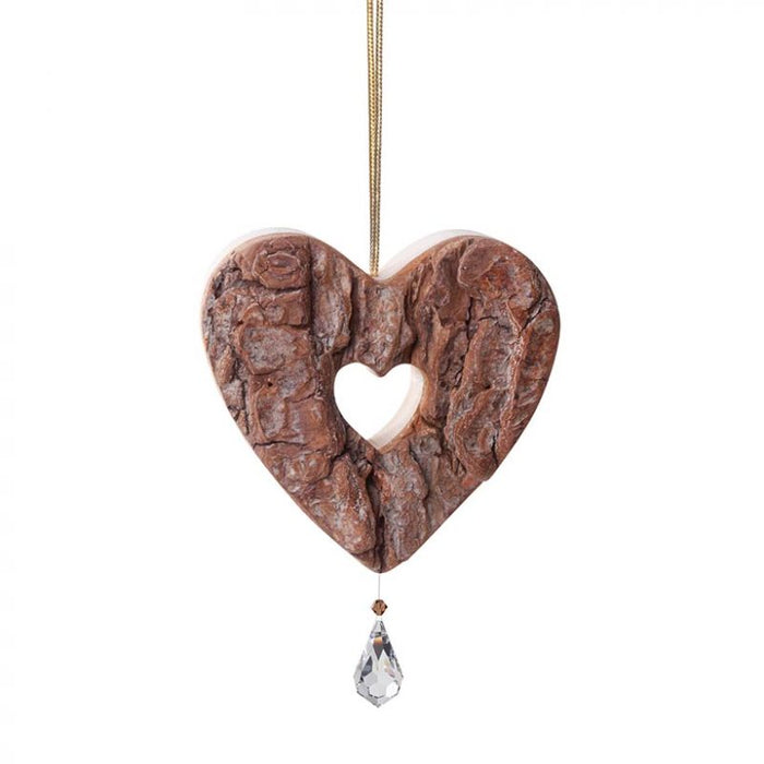 Waldfabrik Hanging Ornament - Heart with Crystal