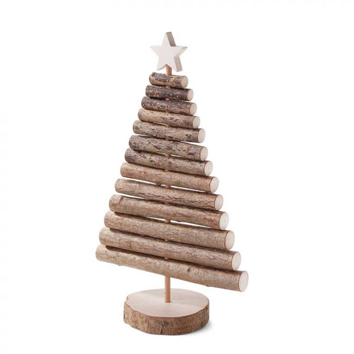 Waldfabrik Mini Wooden Christmas Tree with Decorations — Gingerbread World