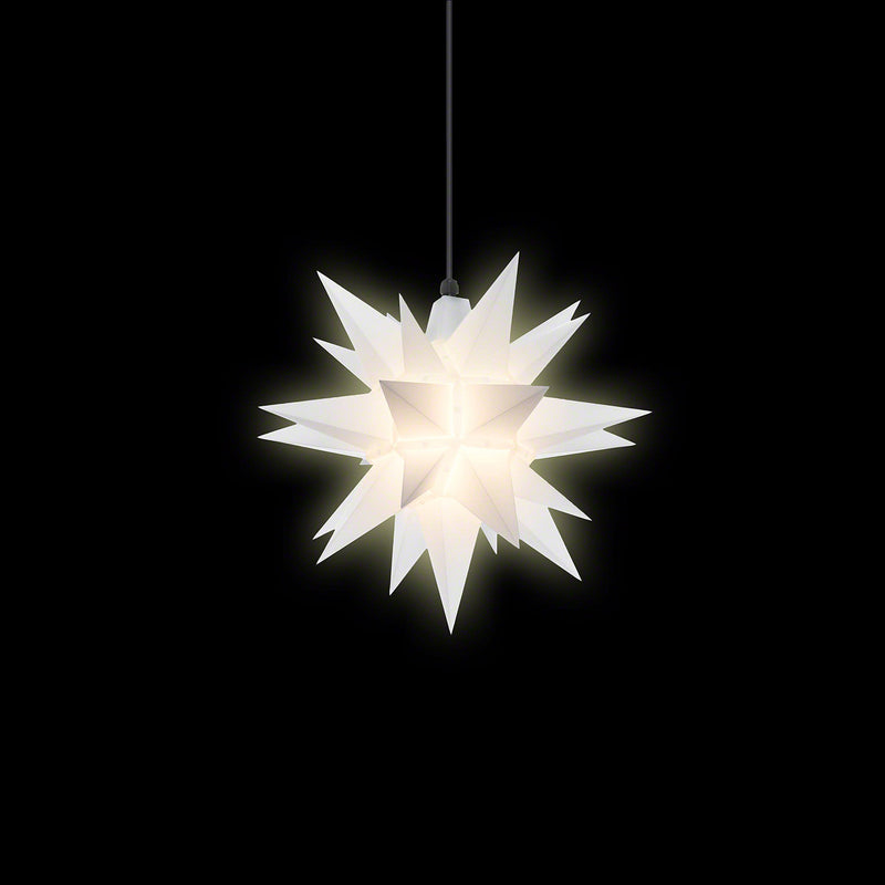 Gingerbread World Herrnhuter Moravian Star, Plastic Indoor/Outdoor 40 cm White