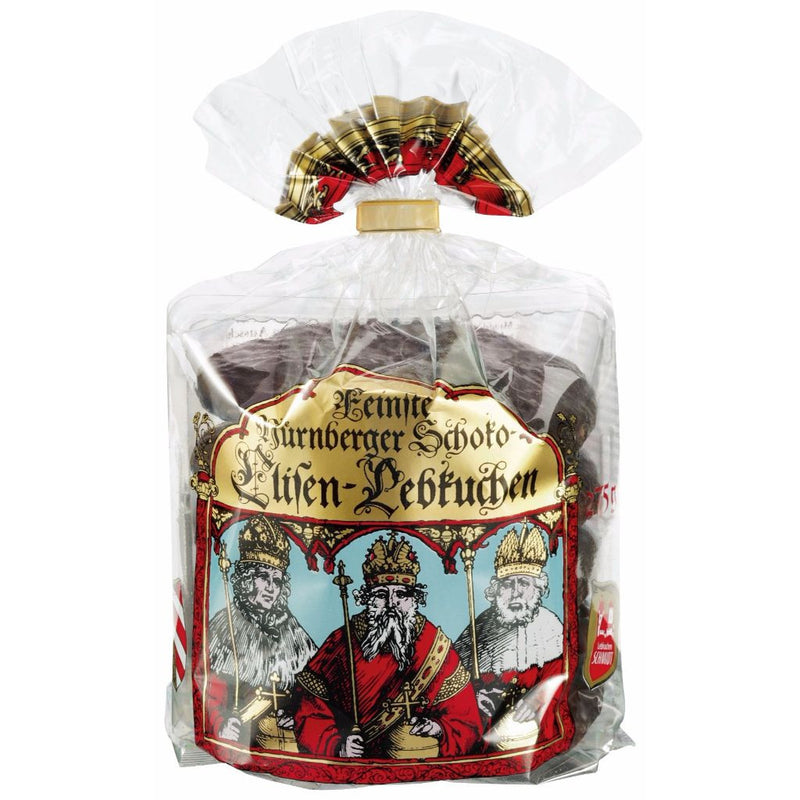 Gingerbread World Lebkuchen Schmidt Canada - Premium Elisen Lebkuchen Roll, Chocolate Glazed 61238