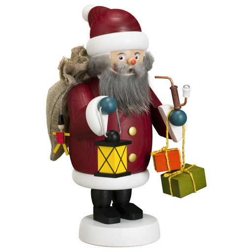 Gingerbread World Seiffener Volkskunst Christmas Smoker Figure - Santa Claus SV12659