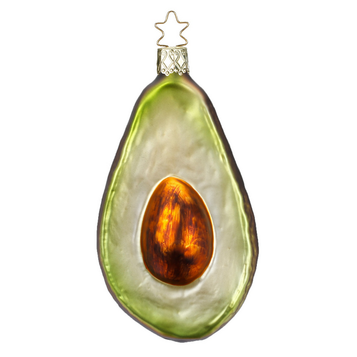 Inge-Glas Canada - Glass Christmas Ornaments - Avocado Ornament