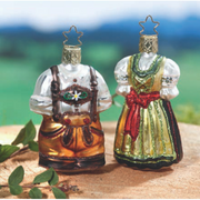 Inge-Glas Canada - Glass Christmas Ornaments - German Lederhosen Ornament