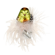 Inge-Glas Canada - Glass Christmas Ornaments - Nestled Beauty Clip On Bird