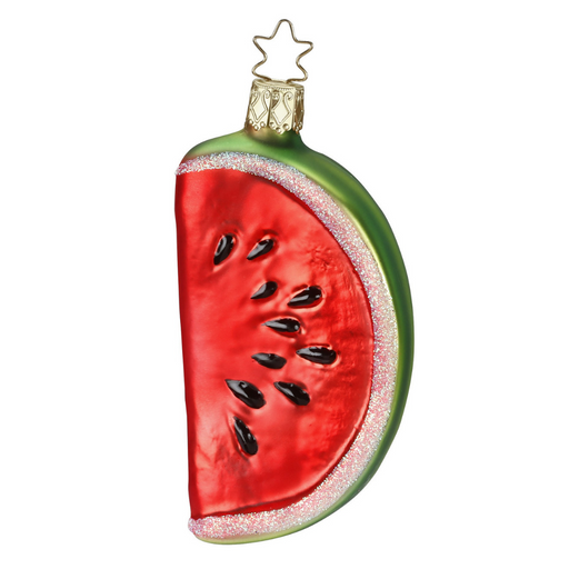 Inge-Glas Canada - Glass Christmas Ornaments - Slice of Summer Watermelon