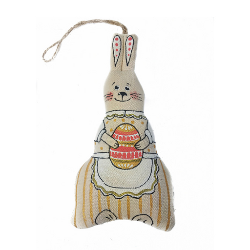 Koza Dereza Ukrainian Easter Bunny Ornament - Bunny with Egg