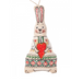 Koza Dereza Ukrainian Easter Bunny Ornament - Bunny with Heart