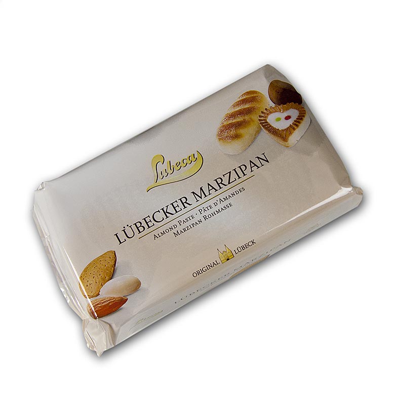 Lubeca Lübecker Marzipan 200 g baking almond paste from Germany for Lebkuchen and European Christmas baking