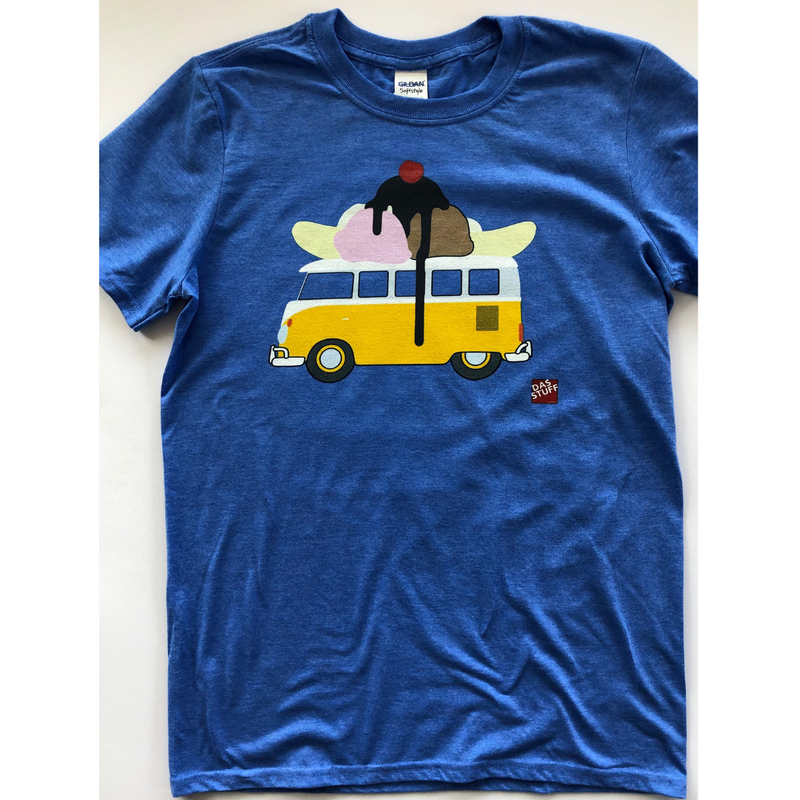 Gingerbread World European Ware Haus - Vintage VW T-Shirt Volkswagen Split Window Bus