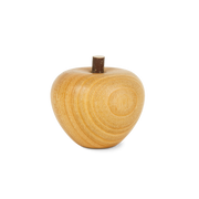Gingerbread World Waldfabrik Turned Wood Apple Fruit Ornament 4 cm