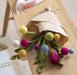 Gingerbread World European Market Gry and Sif Felted Wool Bouquets of forever flowers Biku 18613
